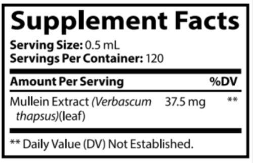 Lung Trust Supplement fact